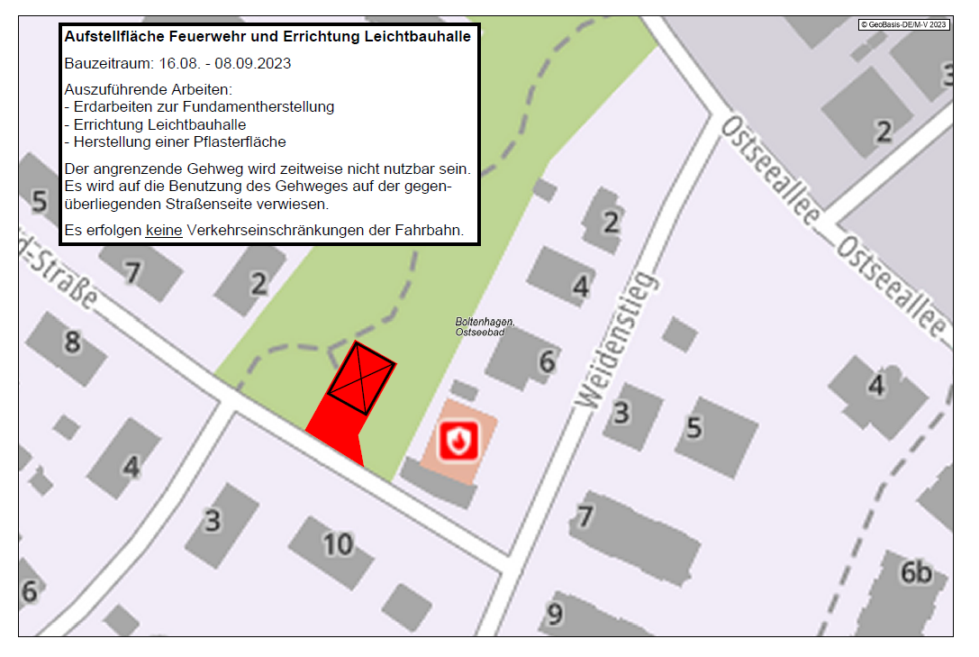 Feuerwehr Bau Leichtbauhalle