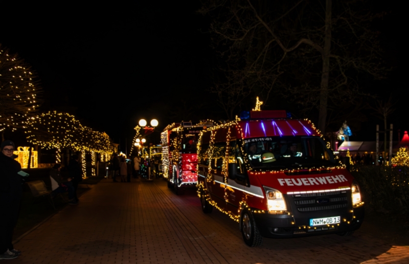 Die Lichterfahrt zur Eröffnung des Wintermarktes 2024