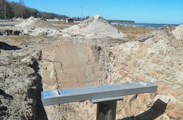 Aufschweißen der Jochbeine auf Gründungspfähle_Dörte Kelling