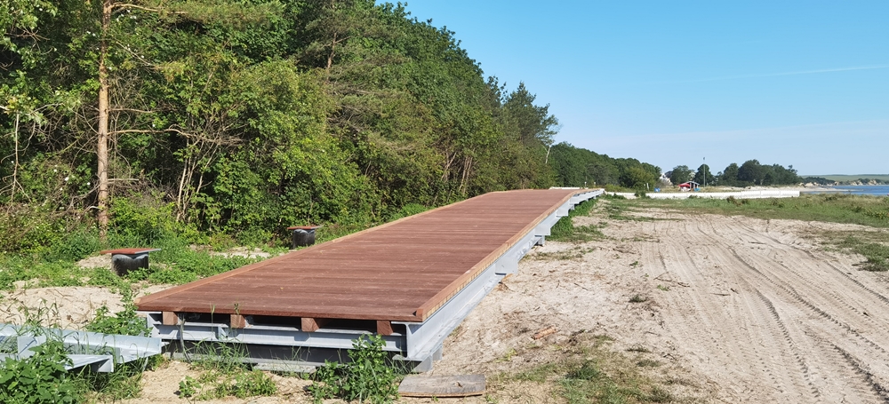 17.06.2020 Holzbelag Neubau Dünenpromenade