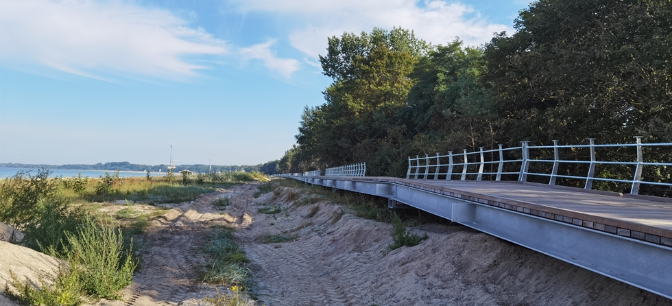 Dünenpromenade Geländer