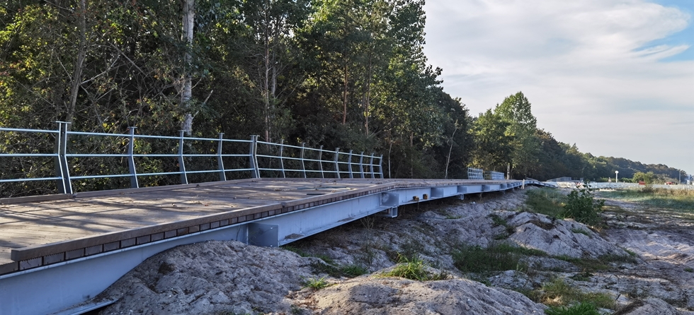 Dünenpromenade Geländer