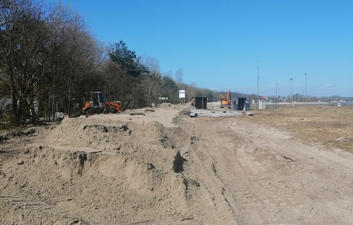 Sandaufbringung Dünenpromenade Boltenhagen (2)