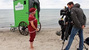 Wetterbericht mit Maxi Biewer im Ostseebad Boltenhagen