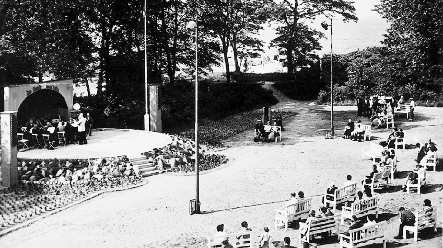 Historisches Foto Kurpark