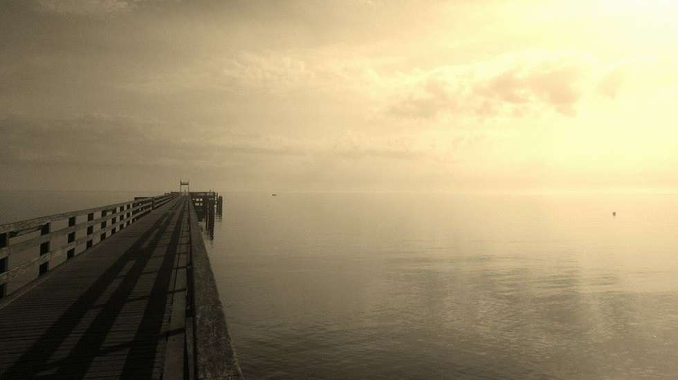 Mit Blick auf das Meer
