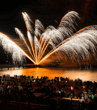 Seebrückenfest Feuerwerk