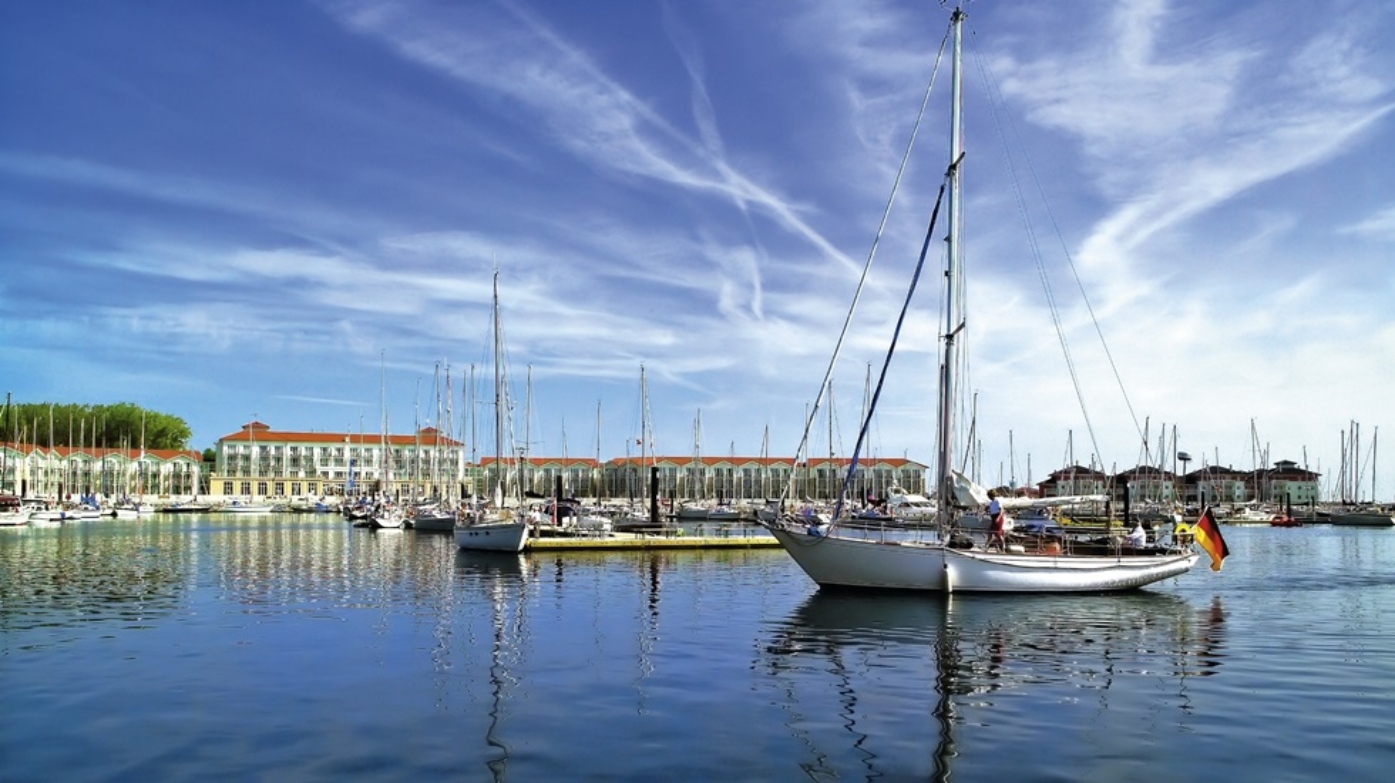 Traumhafter Blick auf den Hafen