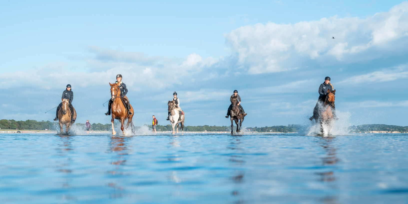 Reiten am Strand