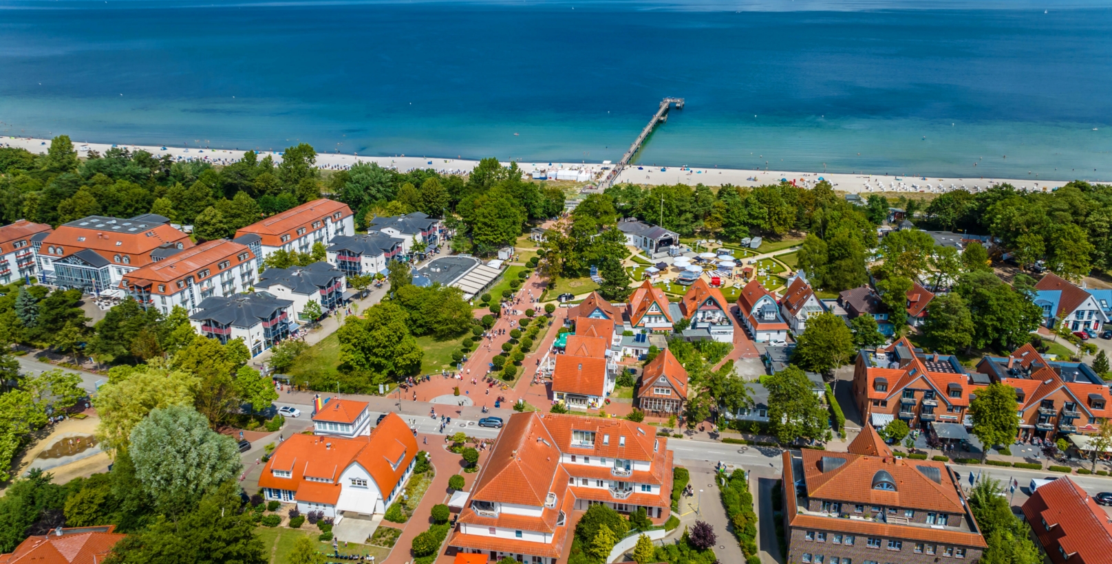 Luftaufnahme Boltenhagen Richtung Ostsee