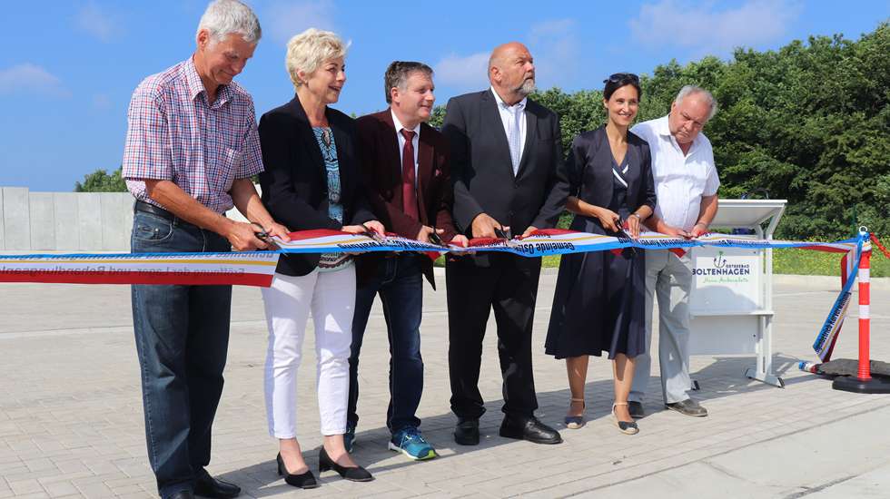 vl. Gerhard Rappen, Kerstin Weiss, Christian Schmiedeberg, Harry Glawe, Claudia Hörl, Michael Steigmann