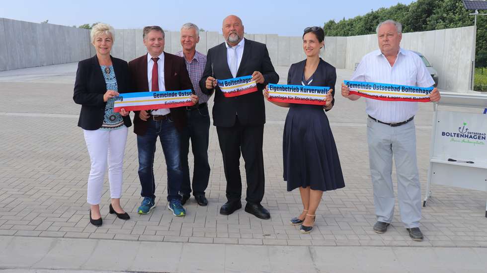 v.l. Kerstin Weiss, Christian Schmiedeberg, Gerhard Rappen, Claudia Hörl, Harry Glawe, Michael Steigmann